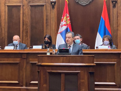 9 April 2021 National Assembly Speaker Ivica Dacic